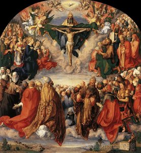 The Adoration Of The Trinity — Albrecht Dürer