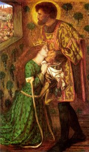 Saint George And The Princess Sabra — Dante Gabriel Rossetti, Romanticism