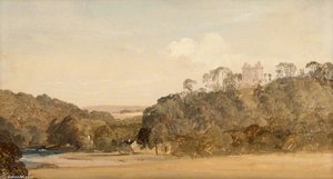 Newark Castle, Morning — Horatio Mcculloch