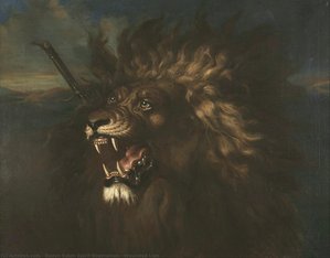 Wounded Lion — Raden Saleh Sjarif Boestaman