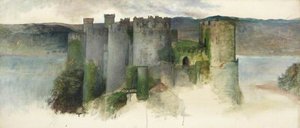 Conway Castle (sketch) — Robert Braithwaite Martineau