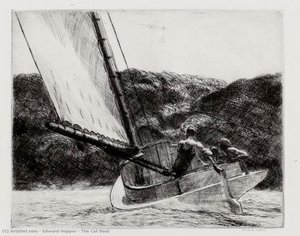 The Cat Boat — Edward Hopper