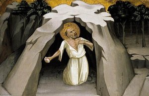 St Jerome In The Wilderness — Lorenzo Monaco