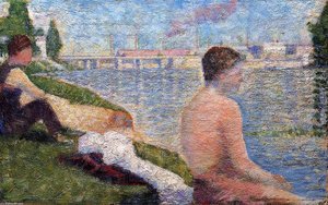Seated Bather — Georges Seurat, Neo-impressionism