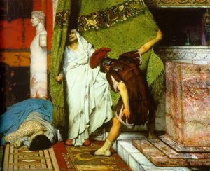 A Roman Emperor Ad41 Detail — Lourens Alma Tadema, Academic Painting
