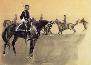 West Pont Riding Hall — Frederic Remington
