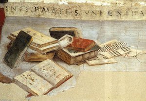Triumph Of St Thomas Aquinas Over The Heretics (detail) (11) — Filippino Lippi