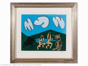 Bacchanale Au Taureau Noir — Pablo Picasso