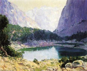 Twin lakes, high sierra