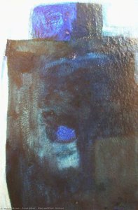 Blue And Black Abstract — Ewart Johns