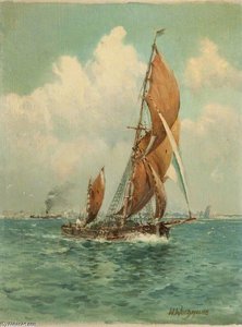 Sailing Ships And Steamer — William Arnold Woodhouse