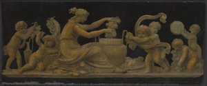 Nymph And Putti; Nymph With A Wreath And Putti With Garlands Of Flowers — Piat Joseph Sauvage, Hellenistic