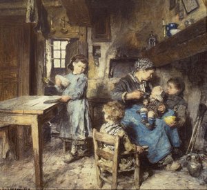 Soup Of The Child — Léon Augustin L'hermitte