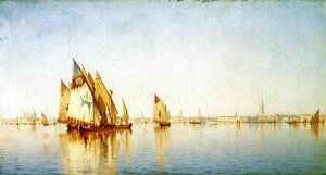 Venetian Sails, A Study — Sanford Robinson Gifford