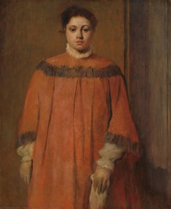 Girl In Red — Edgar Degas