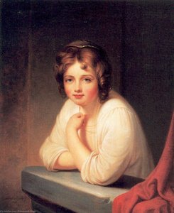 Girl At A Window (rosalba Peale) — Rembrandt Peale