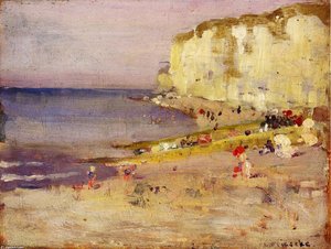 On The Beach, Corsica — Frederick Carl Frieseke