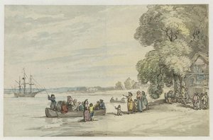 Ferry House — Thomas Rowlandson