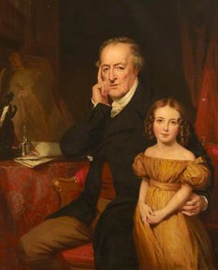 George O’brien Wyndham (1751–1837), 3rd Earl Of Egremont And His Granddaughter Harriet King ( ) — George Clint