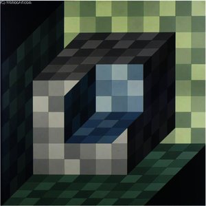 Axo-11 — Victor Vasarely