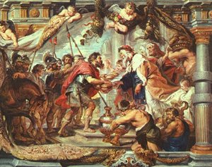 The Meeting Of Abraham And Melchizedek — Peter Paul Rubens