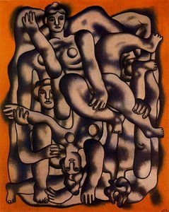 The Acrobats Of Gray — Fernand Léger, Cubist Abstraction