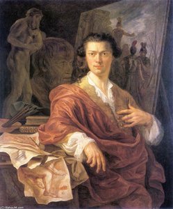 Portrait Of Artist A. C. Lens — Andries Cornelis Lens