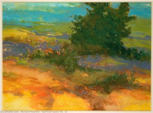 Spiritual Space No. 16 — Richard Mayhew, Abstract Expressionism