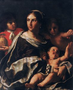 Portrait Of Anna Maria Ranuzzi Marsigli As Charity — Elisabetta Sirani