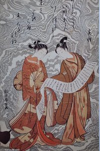 Kanzan And Jittoku — Suzuki Harunobu