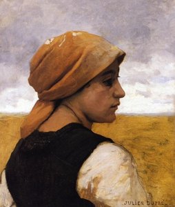 Peasant Woman In Profile — Julien Dupré