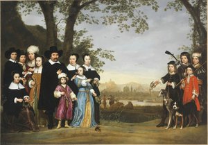 Portrait Of The Sam Family — Aelbert Jacobszoon Cuyp