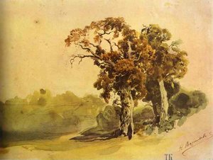 Oaks — Fyodor Alexandrovich Vasilyev, Realism