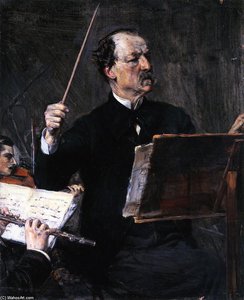 Emanuele Muzio At The Podium — Giovanni Boldini, Impressionism