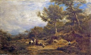 A Forest Road — John Linnell