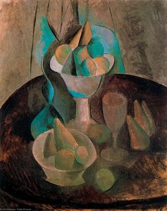Frutero, Frutos Y Copa — Pablo Picasso