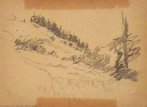 Landscape Sketch — Theodore Clement Steele, Impressionism