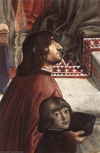 Confirmation Of The Rule (detail) — Domenico Ghirlandaio, Renaissance