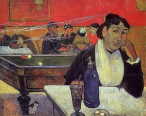 Night Café, Arles — Eugène Henri Paul Gauguin, Post-impressionist Painting