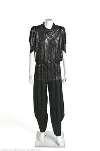 Black Metal Blouse — Gianni Versace