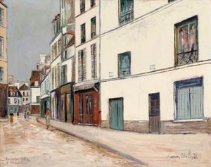 Rue Du Mont-cenis In Montmartre — Maurice Utrillo