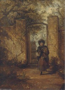 At The Garden Door — Frederick Goodall