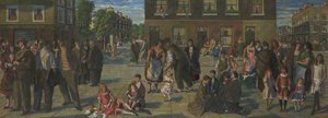 A London Street Scene — Barnett Freedman