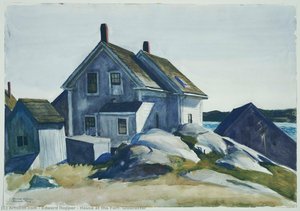House At The Fort, Gloucester — Edward Hopper