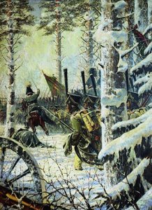 Bayonet Charge. Hurrah-hurrah — Vasily Vasilevich Vereshchagin