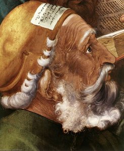 Christ Among The Doctors (detail) — Albrecht Dürer