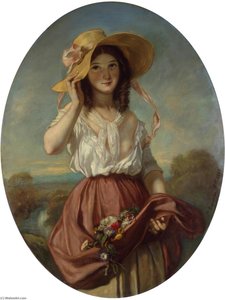 Girl with Flowers