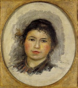 Head Of A Young Woman 1 — Pierre-auguste Renoir