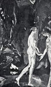 Intercepted Hills, (painting) — Arthur B. Davies