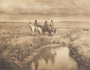 The Three Chiefs - Piegan — Edward Sheriff Curtis